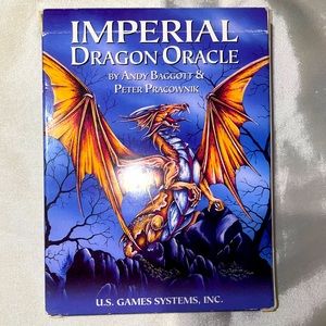 Imperial Dragon Oracle with Booklet By Andy Baggett & Peter Pracownik